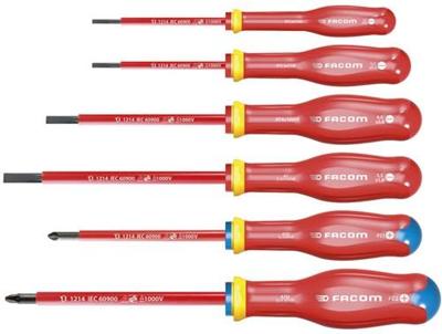Facom Schroevendraaierset Elektronica 6-delig