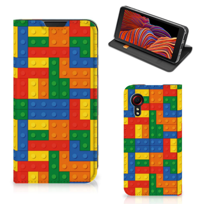 Samsung Galaxy Xcover 5 Hoesje met Magneet Blokken Samsung Galaxy Xcover 5 Hoesje met Magneet Blokken