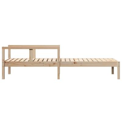 Ligstoel 199,5x62x55 cm massief grenenhout