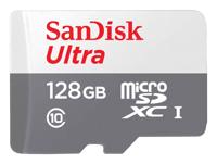 SanDisk Ultra flashgeheugen 128 GB MicroSDXC Klasse 10 (SDSQUNR-128G-GN3MN) - thumbnail