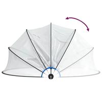 VidaXL Zwembadoverkapping rond 376x188 cm pvc - thumbnail