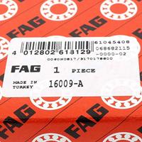 FAG 16009-A Groefkogellager, enkele rij Boordiameter 45 mm Buitendiameter 75 mm Toerental (max.) 22000 omw/min - thumbnail