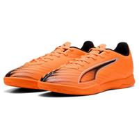 PUMA Ultra 6 Play Zaalvoetbalschoenen (IN) Oranje Zwart Wit - thumbnail