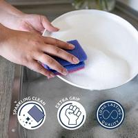 Sorbo schuurspons met greep colour 6st - thumbnail