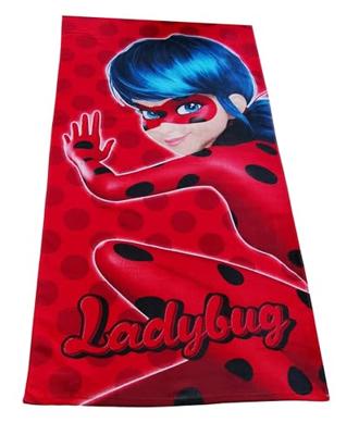Miraculous Strandlaken Ladybug 70 x 140 cm rood Miraculous Strandlaken Ladybug 70 x 140 cm rood