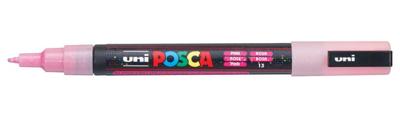 Paintmarker Uni POSCA PC3M fijn glitter roze