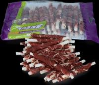 Braaaf Roll sticks 12 cm rund en vis - thumbnail