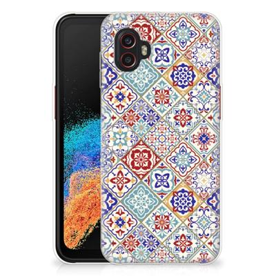 Samsung Galaxy Xcover 6 Pro | TPU | Siliconen hoesje | Tiles Color Samsung Galaxy Xcover 6 Pro | TPU | Siliconen hoesje | Tiles Color