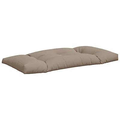 VidaXL Palletkussens 2 st stof taupe