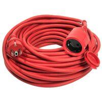 AS Schwabe 60215 Stroom Verlengkabel 16 A Rood 15.00 m H05RR-F 3G 1,5 mm² - thumbnail