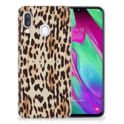 Samsung Galaxy A40 | TPU Hoesje | Leopard