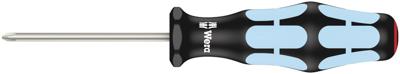Wera 3350 05032020001 Werkplaats Kruiskop schroevendraaier PH 0 Koplengte: 60 mm