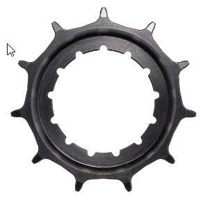 Enduo cargo tandwiel 26t cargo rohloff cl-53.0 / 54.7 zwart