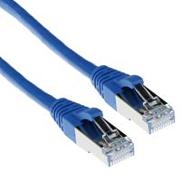 ACT Blauwe 25 meter SFTP CAT6A patchkabel snagless met RJ45 connectoren - thumbnail