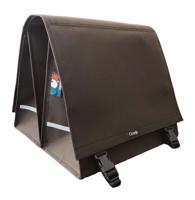 Clarijs tas dubbel xcelent xl bruin - thumbnail