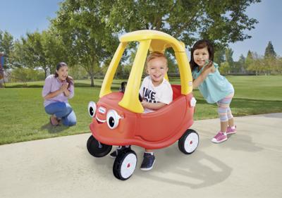 Little Tikes cozy coupe loopauto 44x72x84 cm geel/rood