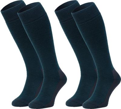 Skisok Premium Merinowol 2-Pack | Petrol | 43/46