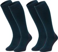 Skisok Premium Merinowol 2-Pack | Petrol | 43/46 - thumbnail