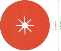 Bosch Accessoires Expert R782 keramische prisma-fiberschijf 180 mm, 22,23 mm, K60 - 1 stuk(s) - 2608621829 - thumbnail