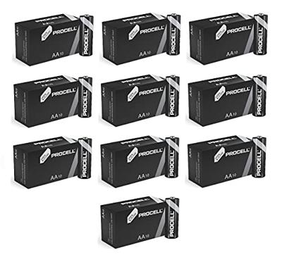 100 Duracell Procell Batterijen - AA