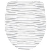 Duroplast High Gloss WC-bril WHITE WAVE met soft-close en quick-release - thumbnail