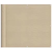 VidaXL Balkonscherm 90x800 cm 100% oxford polyester beige - thumbnail