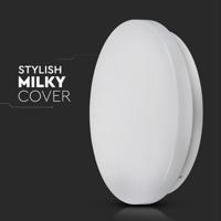 LED Plafondlamp - Diameter 35cm - 24 Watt 2600 lumen - Lichtkleur instelbaar - Opbouw - Melkglas effect - Plafonniere - Voor binnen - Wit - thumbnail