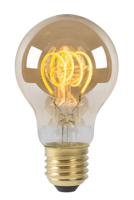 Lucide A60 - Filament lamp - Ø 6 cm - LED Dimb. - E27 - 1x4,9W 2200K - Amber - thumbnail