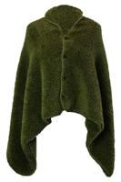 Omslagplaid Nox winter green 75x150 cm Unique Living - Unique living - thumbnail