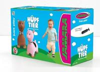 Jamara Bouncing Animal Lama brown with pump - thumbnail