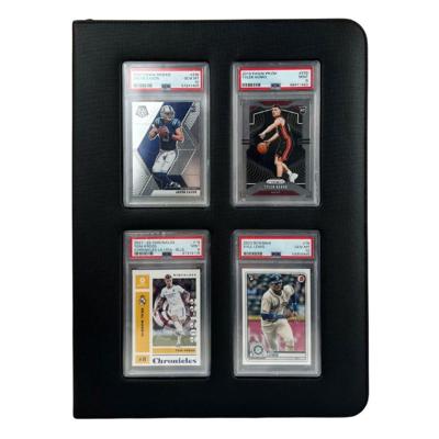 Evoretro Premium Card Slab Binder with Window Black