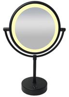 Scheerspiegel Home | 20 cm | Rond | Directe LED verlichting | Drukschakelaar - thumbnail