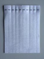 Toegangsbandjes kleur wit 100 stuks - thumbnail