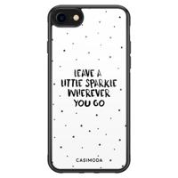 iPhone SE 2020 glazen hardcase - Leave a little sparkle - thumbnail