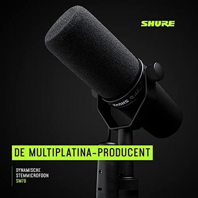 Shure SM7B microfoon Zwart Microfoon voor studio's