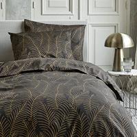 Damai Dekbedovertrek Bellezza 140x200/220 off black - thumbnail