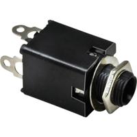 BKL Electronic 1109034 Jackplug 6,35 mm Bus, inbouw verticaal Aantal polen: 3 Stereo Zilver 1 stuk(s) - thumbnail