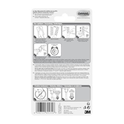 Kabelklem command rond incl strips tr 4st