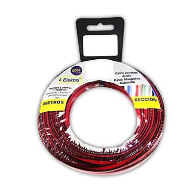 Luidsprekersnoer 2 x 1.5qmm rood/zwart 10m - 1242024