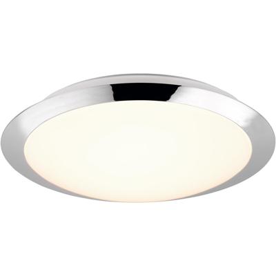 LED Badkamer Plafondlamp 12W Natuurlijk Wit 4000K IP44 Mat Chroom