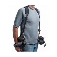 OP/TECH Double Sling camera-servies (houder voor 2 camera's, neopreen) zwart - thumbnail