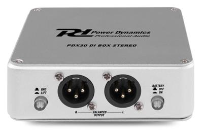 Power Dynamics PDX30 Active DI BOX Stereo Power Dynamics PDX30 Active DI BOX Stereo