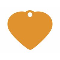 Naamplaatje Imarc Heart Oranje - thumbnail
