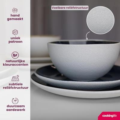 Cookinglife Soepkommen / Kommen Belize ø 15 cm - 6 stuks