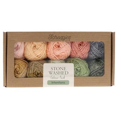 Scheepjes Stone Washed colour pack 10x25g