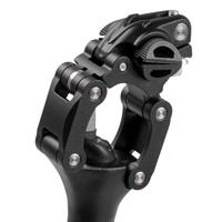 M-Wave zadelpen fourspring vario parallelogram 350 mm zwart - thumbnail