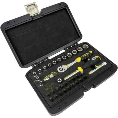 C.K T4660 T4660 Dopsleutel-bitinzetset Metrisch 1/4 36-delig