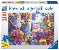 Ravensburger puzzel 300 stukjes schitterende nachtuilen - thumbnail