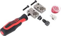 KS Tools 122.1215 FLAREFIXeco 4,75 mm universele remleidingbeurzenset, 4-delig - thumbnail