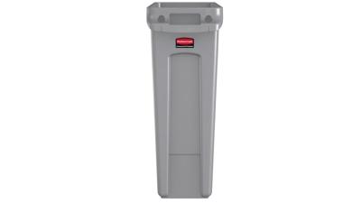 Rubbermaid afvalcontainer Slim Jim, 87 liter, grijs